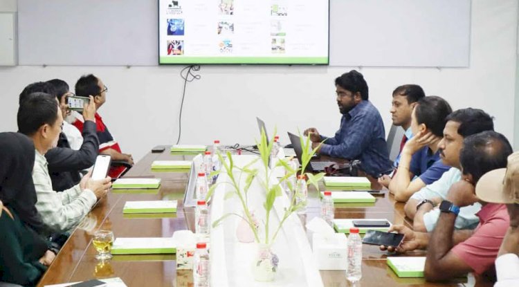 বগুড়ায় SAARC Agriculture Centre এর প্রতিনিধিগণ গাক'র কার্যক্রম পরিদর্শন ও মতবিনিময় অনুষ্ঠিত