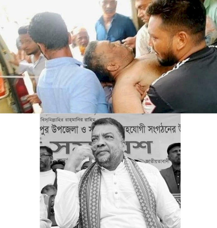 রাজাপুর উপজেলা বিএনপির সাধারণ সম্পাদক নাসিম আকন সড়ক দুর্ঘটনায় নিহত