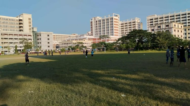 আসন্ন ফুটবল টুর্নামেন্টে মুখরিত পাবিপ্রবি: খেলায় প্রাণ, ক্যাম্পাসে উৎসবের আমেজ