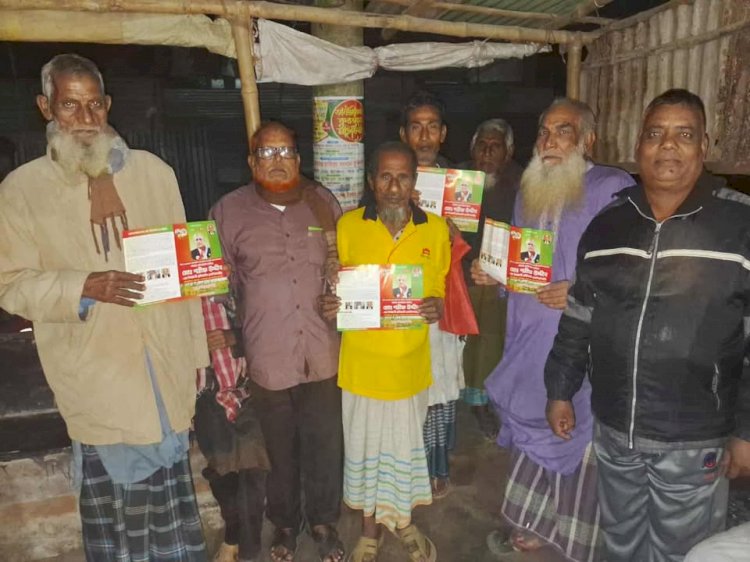 বিজয়নগর কলোনিতে ধানের শীষের প্রচারণা  ও প্রস্তুতি সভা অনুষ্ঠিত