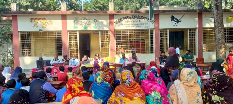 কেশবপুরে বিদ্যালয়ের ফলাফল প্রকাশ  ও পুরস্কার বিতরণ অনুষ্ঠান