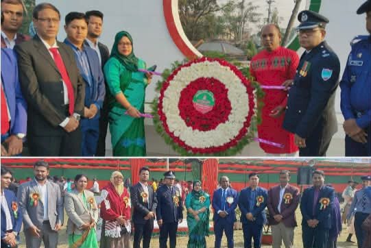 যশোরের কেশবপুরে বিভিন্ন আয়োজনের  মধ্য দিয়ে মহান বিজয় দিবস উদযাপন