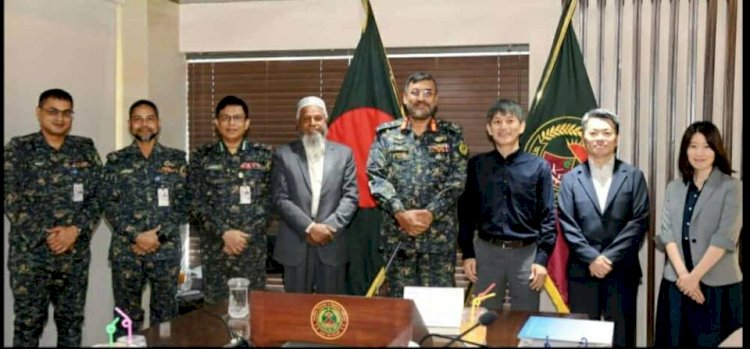 ঢাকায় আনসার-ভিডিপি'র মহাপরিচালকের সাথে জাইকা প্রতিনিধি দলের সৌজন্য সাক্ষাৎ