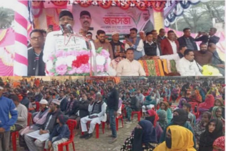 কেশবপুরে ধানের শীষ প্রতীকের বিজয়  সুনিশ্চিত করতে জনসভা অনুষ্ঠিত