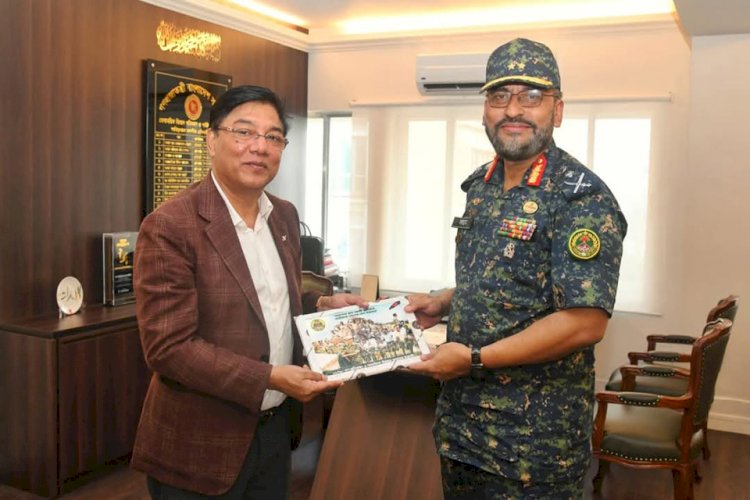 ঢাকায় প্রতিমন্ত্রীর সঙ্গে আনসার-ভিডিপি মহাপরিচালকের সৌজন্য সাক্ষাৎ