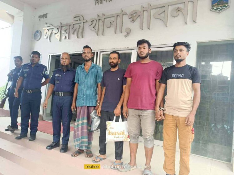 পাবনা জেলায় চলমান মাদক বিরোধী অভিযানে ১২ জন গ্রেফতার