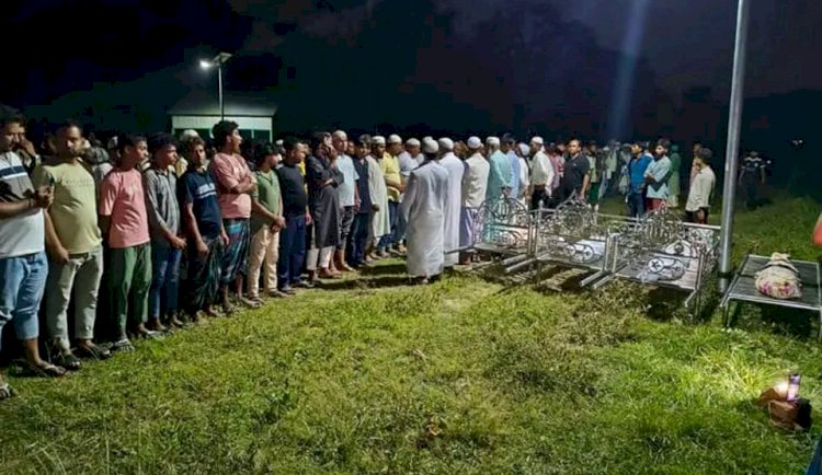 লক্ষ্মীপুরে নৃশংস হত্যাকাণ্ডে নিহত মা ও তিন কন্যার শেষ বিদায়: হোমনায় শোকের মাতম